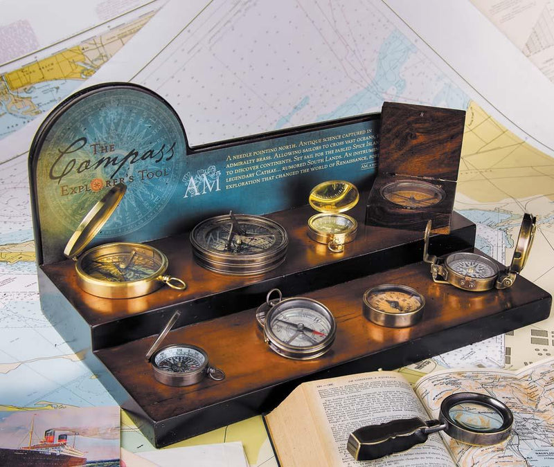 Compass Display by Authentic Models | Display Cases | Modishstore