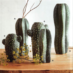 Saguaro & San Pedro Cactus Vase