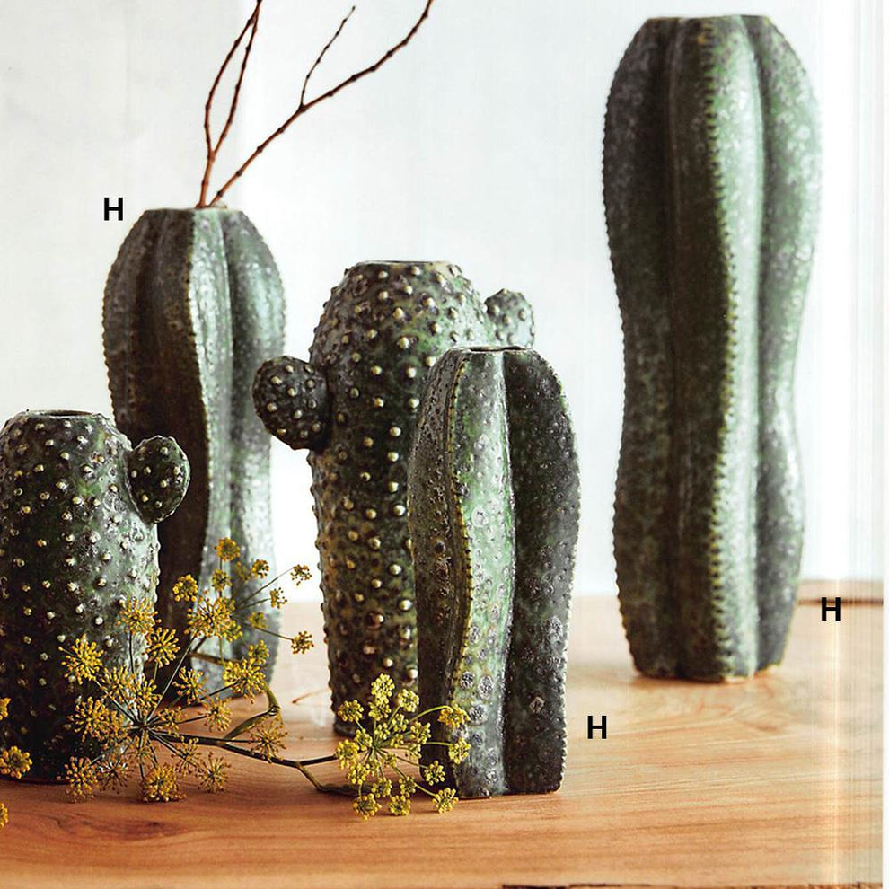 Roost Saguaro & San Pedro Cactus Vase