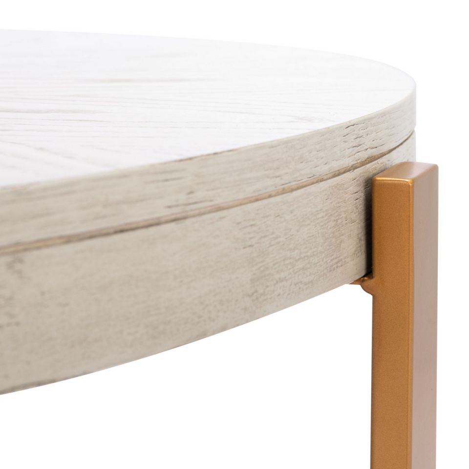 Safavieh Navya Round Coffee Table | Coffee Tables | Modishstore - 3