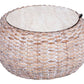 Safavieh Klarysa Wood And Rattan Coffee Table | Coffee Tables | Modishstore - 2