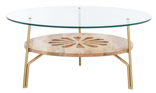 Safavieh Flora Round Coffee Table | Coffee Tables | Modishstore - 1