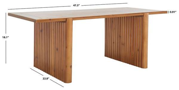 Safavieh Buckley Rectangle Coffee Table - Brown | Coffee Tables | Modishstore - 3