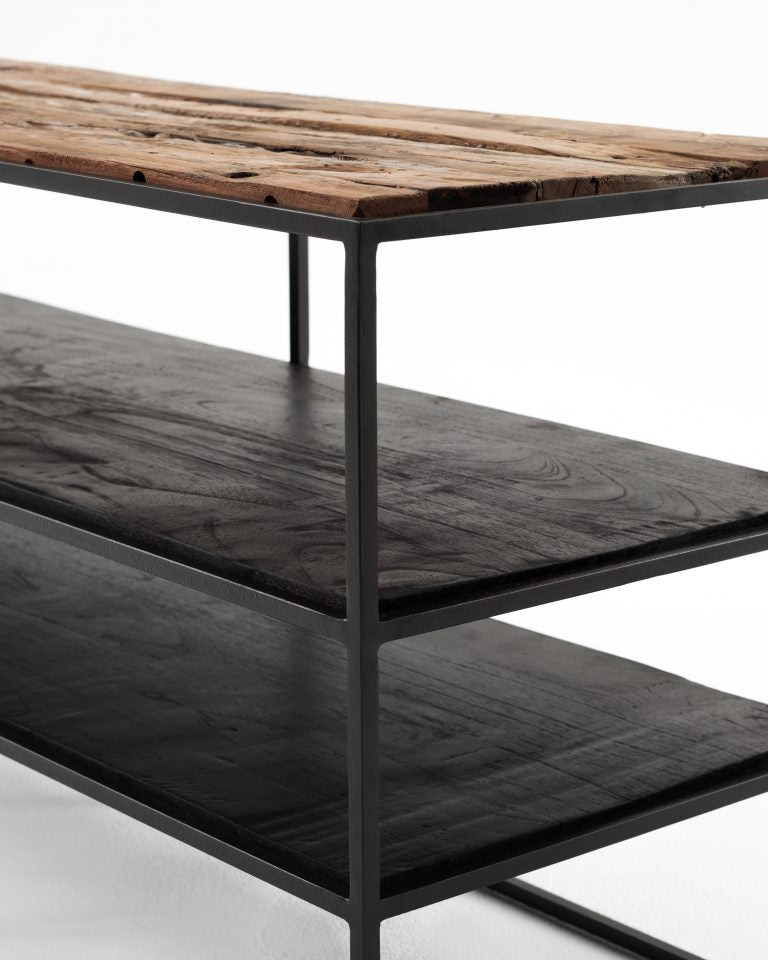 TV Stand Open Shelving 112cm By Novasolo - CPP 18002 | Shelves & Shelving Units | Modishstore - 3