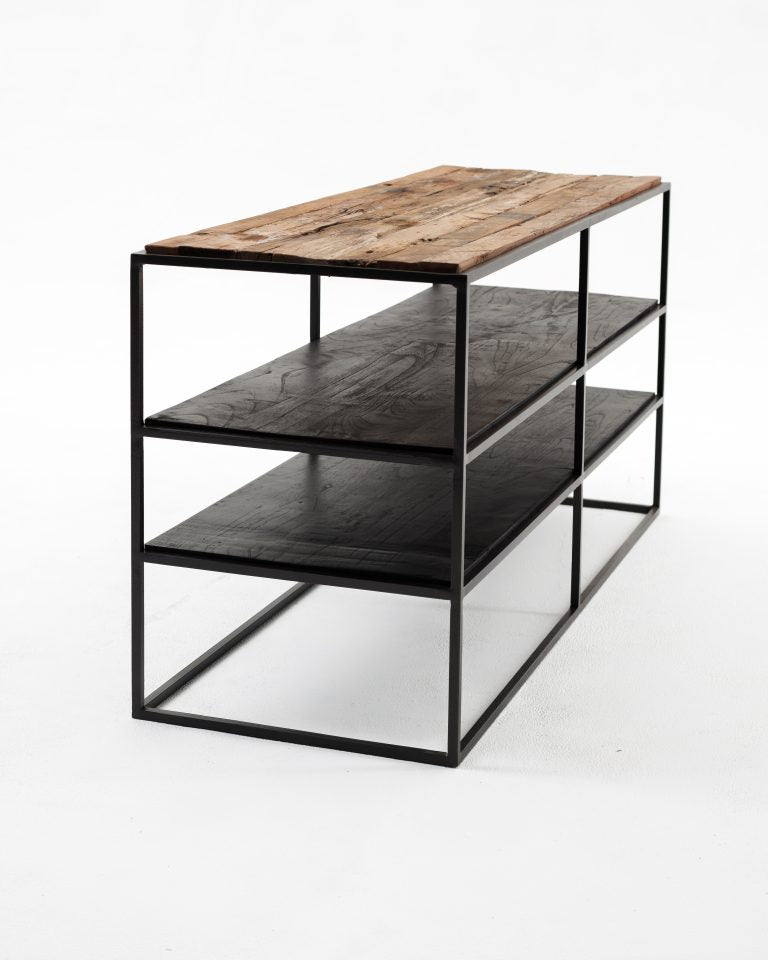 TV Stand Open Shelving 112cm By Novasolo - CPP 18002 | Shelves & Shelving Units | Modishstore - 4