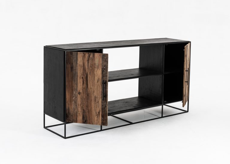 Sideboard 2 Doors Open Shelving By Novasolo - CPP 19006 | Sideboards | Modishstore - 5