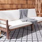 Safavieh Donnamaria Wicker Patio Sofa - Natural | Outdoor Sofas, Loveseats & Sectionals | Modishstore