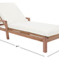Safavieh Donnamaria Wicker Sun Lounger - Natural | Outdoor Chaise Lounges | Modishstore - 4