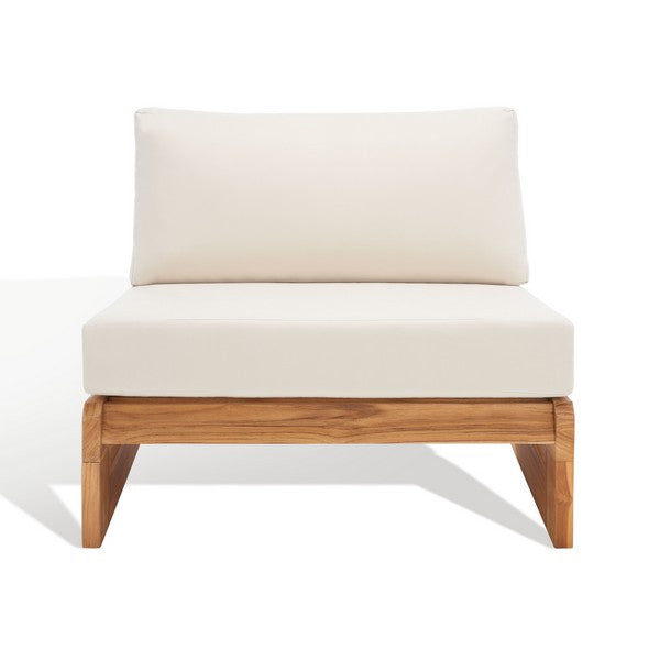 Safavieh Julianne Teak Patio Chair | Outdoor Chaise Lounges | Modishstore - 5