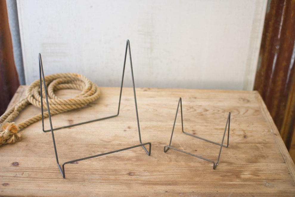 Kalalou Wire Easel With Raw Metal Finish (Set of 6) | Modishstore | Kitchen Accessories