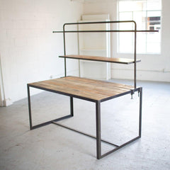 Kalalou Iron & Recycled Wood Display Table
