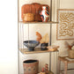 Asymmetrical Wood And Metal  Display Shelf | Shelves & Shelving Units |  Modishstore 