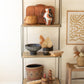 Asymmetrical Wood And Metal  Display Shelf | Shelves & Shelving Units |  Modishstore  - 3