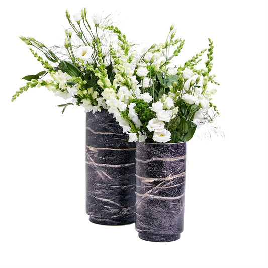Faux Wood Vase Set Of 2 By Tozai Home | Vases | Modishstore