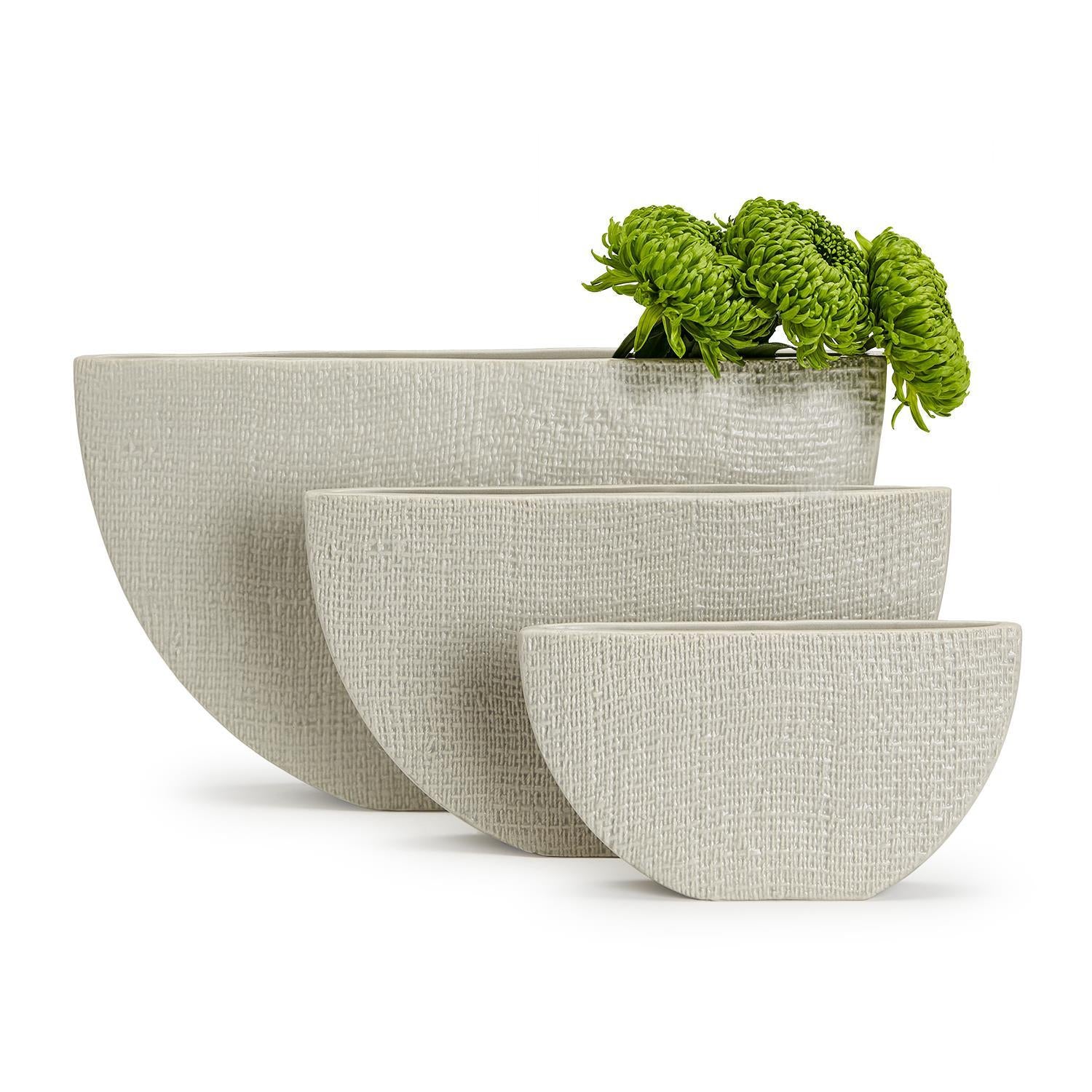 Ellipse Vase Set Of 3 By Tozai Home | Vases | Modishstore - 7