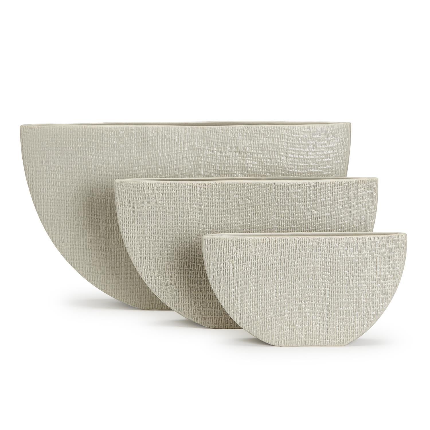 Ellipse Vase Set Of 3 By Tozai Home | Vases | Modishstore - 2