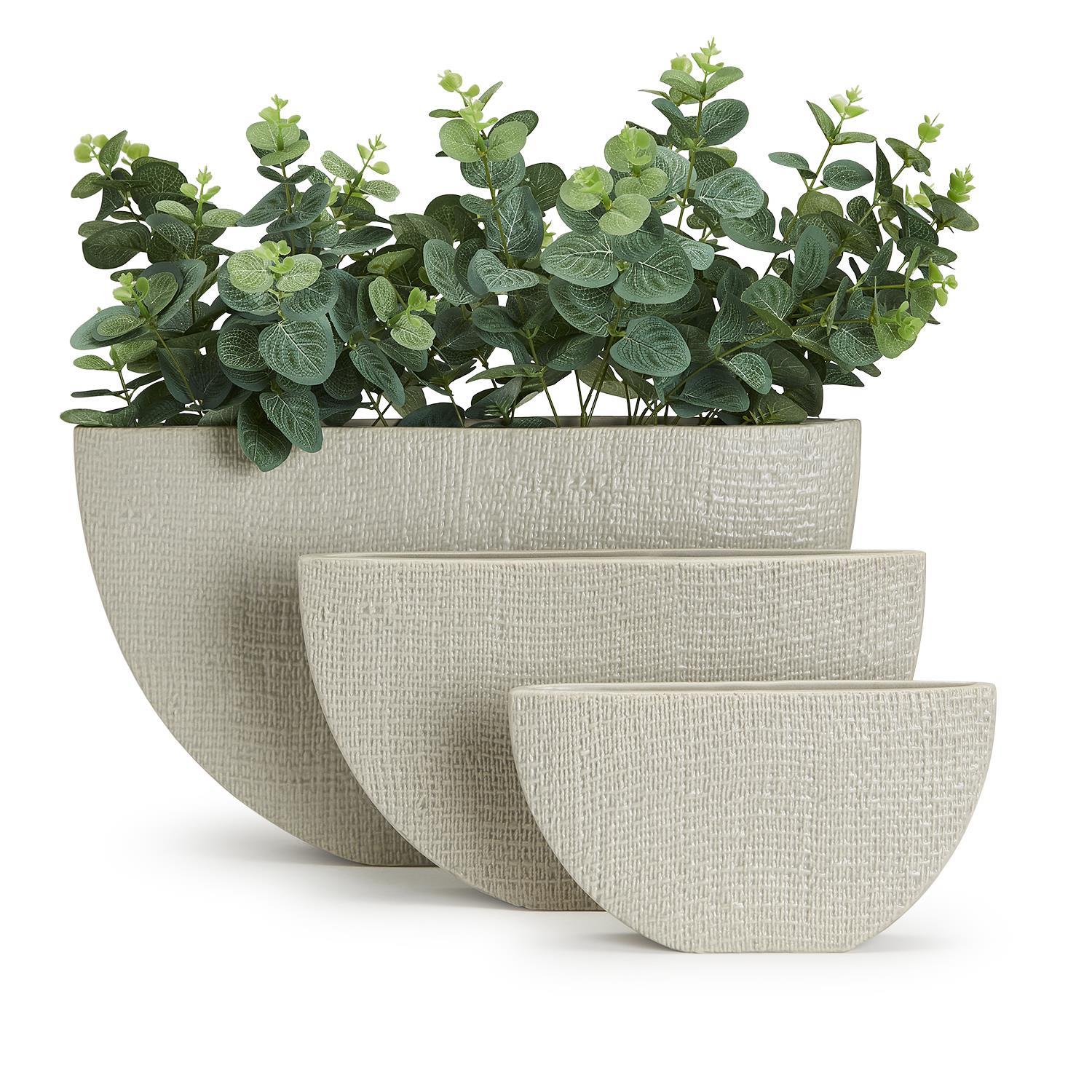 Ellipse Vase Set Of 3 By Tozai Home | Vases | Modishstore - 1