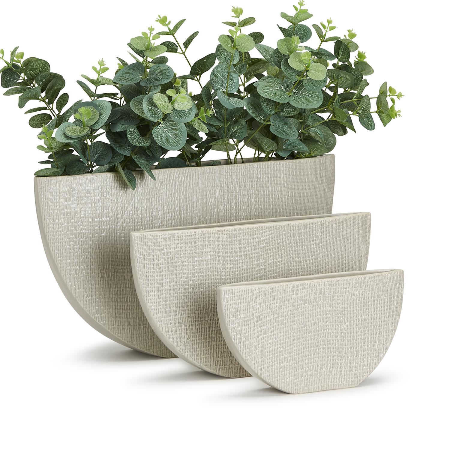 Ellipse Vase Set Of 3 By Tozai Home | Vases | Modishstore - 6