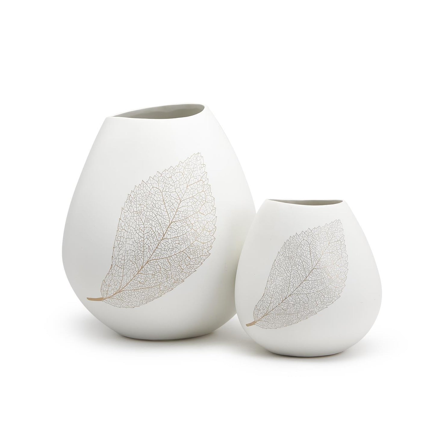 Bulb Shaped Vase Set Of 2 By Tozai Home | Vases | Modishstore -4