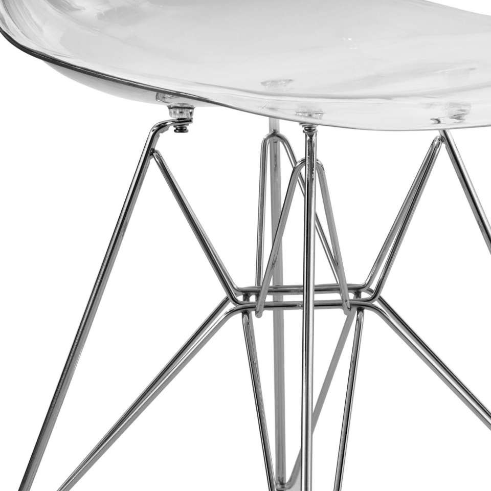 LeisureMod Cresco Molded Eiffel Side Chair, Set of 2 | Side Chairs | Modishstore - 6