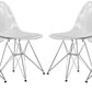 LeisureMod Cresco Molded Eiffel Side Chair, Set of 4 | Side Chairs | Modishstore