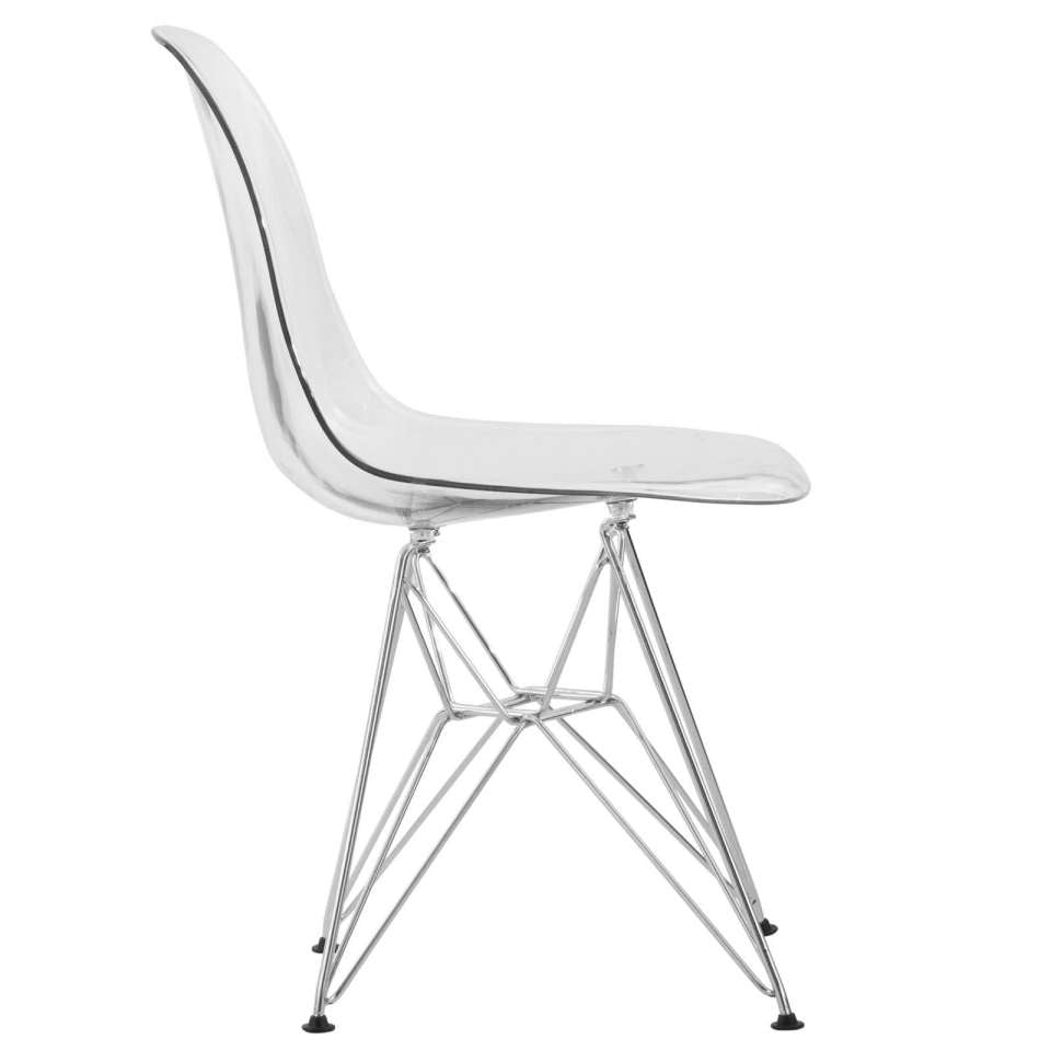 LeisureMod Cresco Molded Eiffel Side Chair, Set of 4 | Side Chairs | Modishstore - 2
