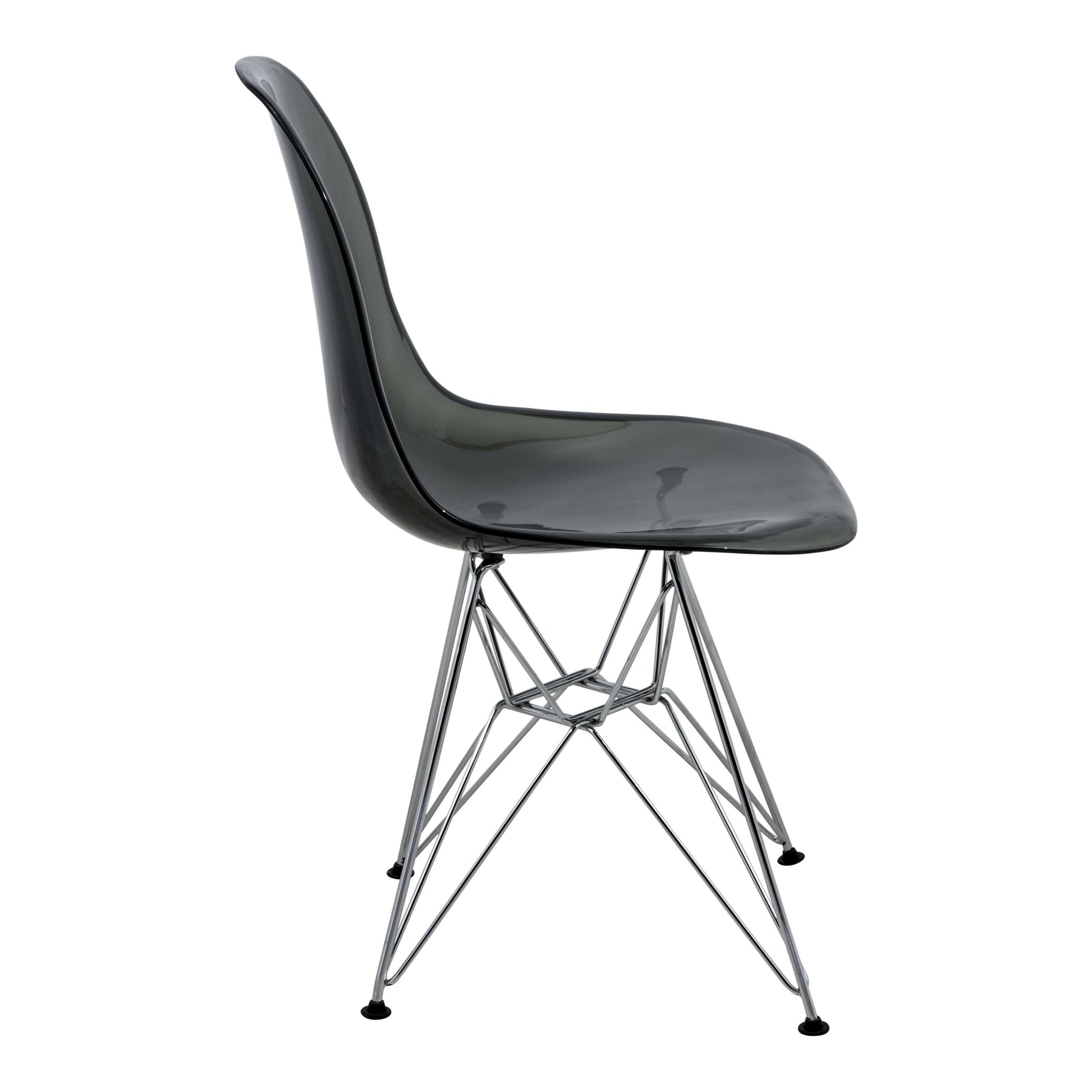 LeisureMod Cresco Molded Eiffel Side Chair, Set of 2 | Side Chairs | Modishstore - 2