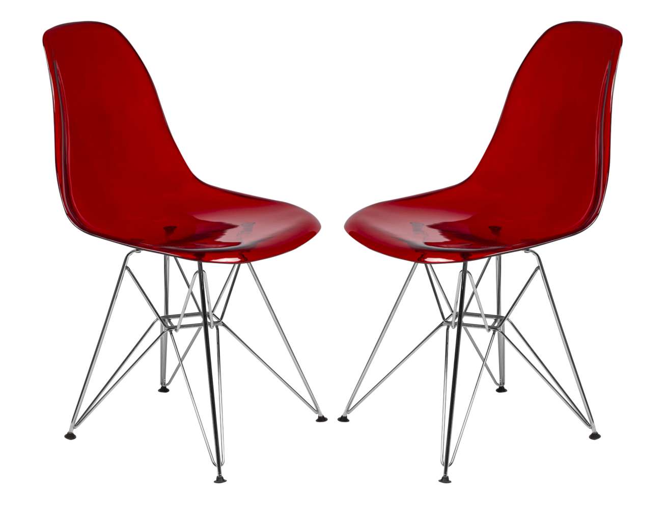 LeisureMod Cresco Molded Eiffel Side Chair, Set of 2 | Side Chairs | Modishstore - 7