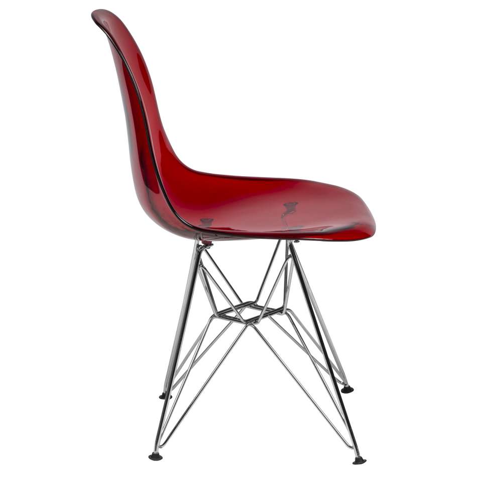 LeisureMod Cresco Molded Eiffel Side Chair, Set of 2 | Side Chairs | Modishstore - 9