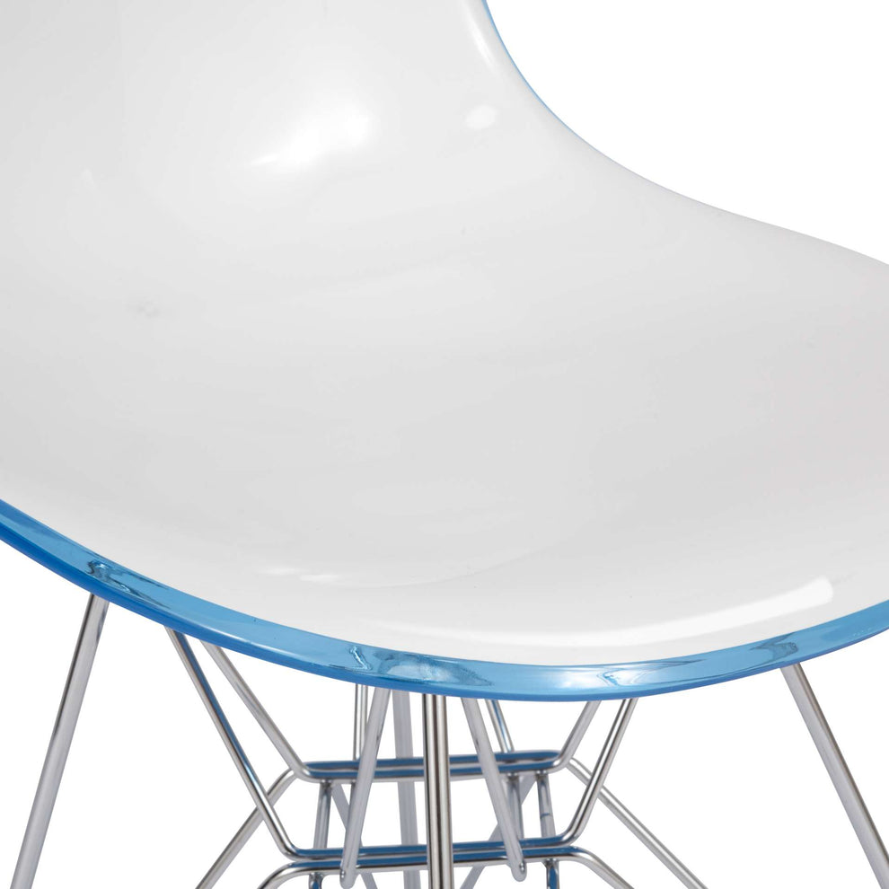 LeisureMod Cresco Molded 2-Tone Eiffel Side Chair | Side Chairs | Modishstore - 6