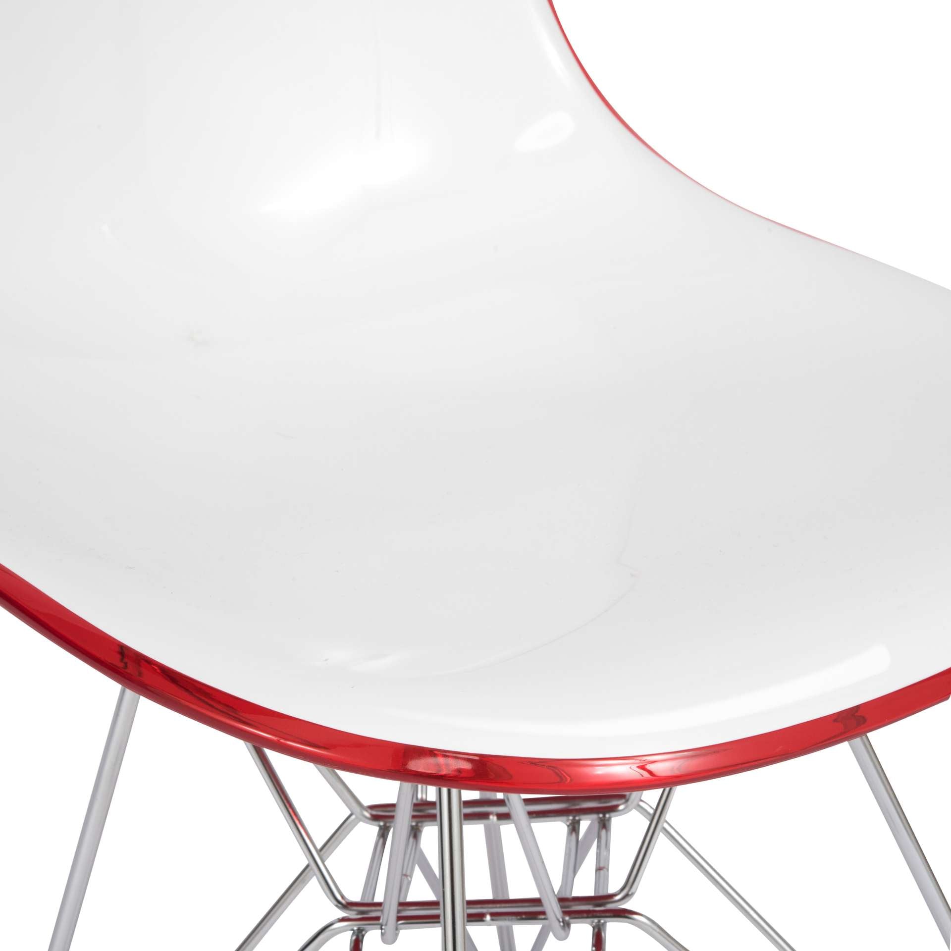 LeisureMod Cresco Molded 2-Tone Eiffel Side Chair, Set of 4 | Side Chairs | Modishstore - 11