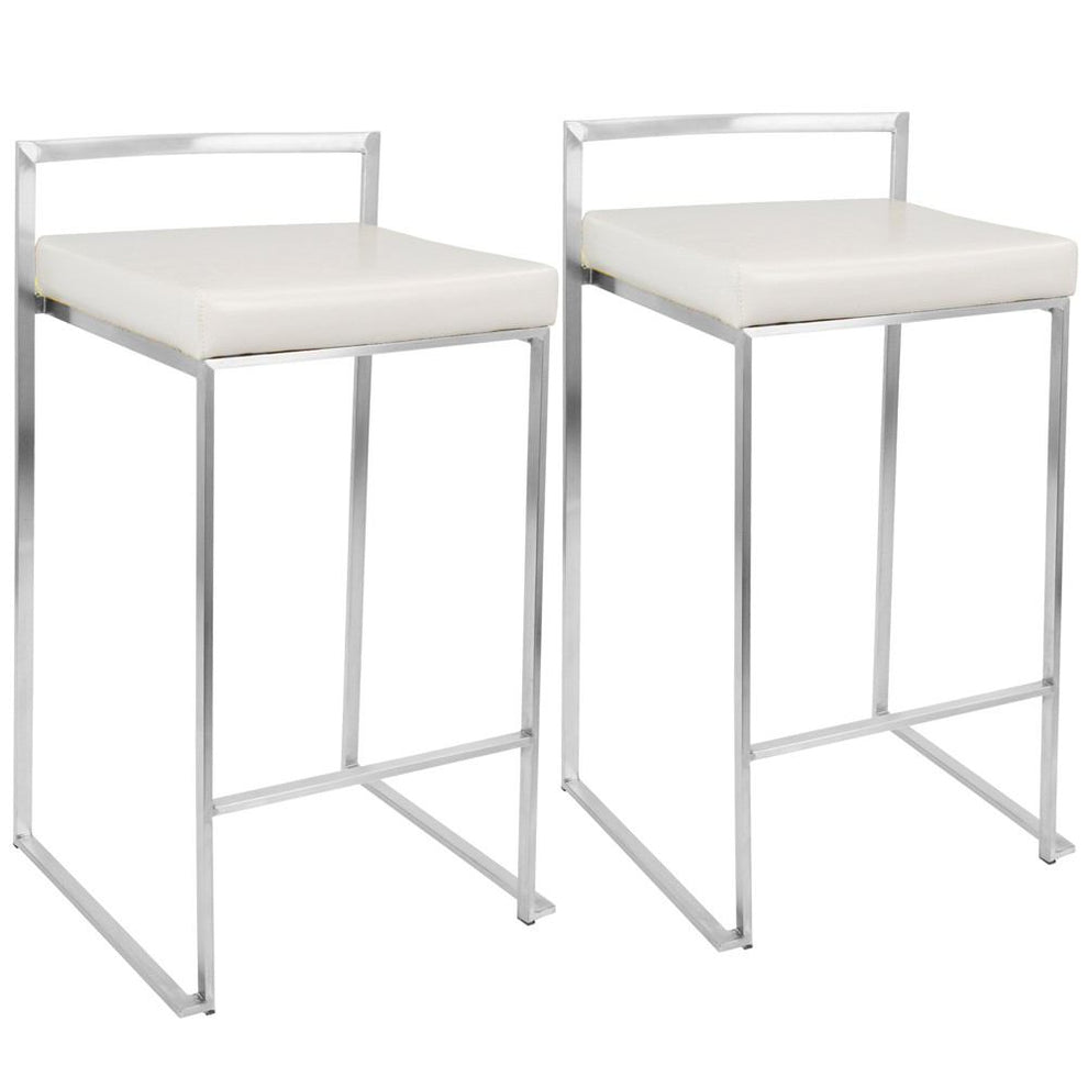 LumiSource Fuji Stacker Counter Stool Set of 2-3