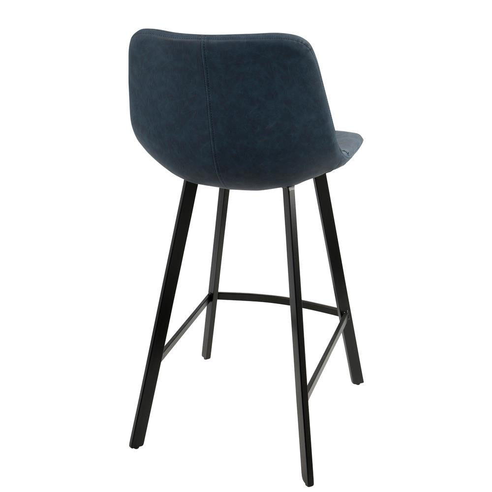 LumiSource Outlaw Counter Stool - Set of 2-5