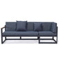 LeisureMod Chelsea Black Sectional With Adjustable Headrest & Coffee Table With Cushions | Outdoor Sofas, Loveseats & Sectionals | Modishstore - 44