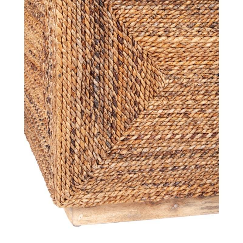 Soren Braided Seagrass Coffee Table, Natural by Jeffan | Coffee Tables | Modishstore - 4