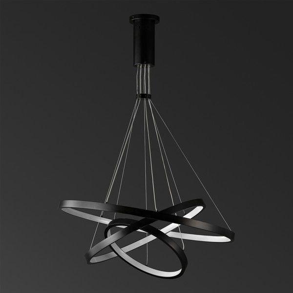 Safavieh Meranda 3 Tier Chandelier - Black | Chandeliers | Modishstore - 4