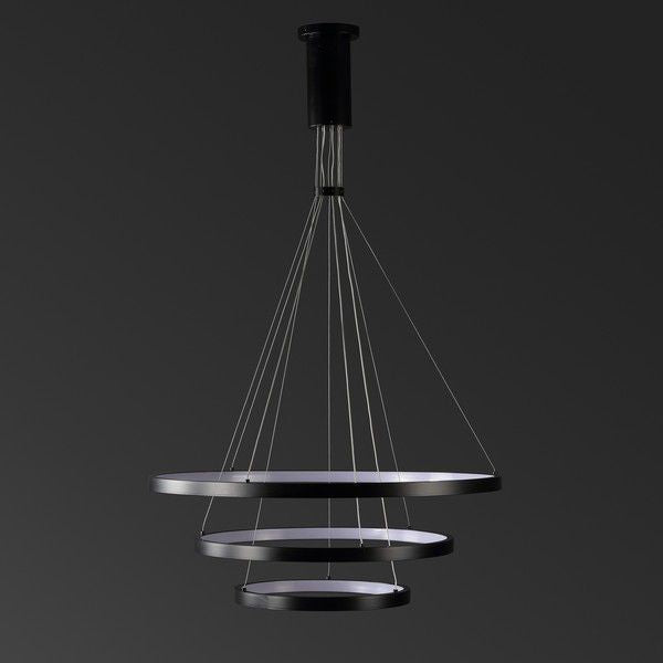 Safavieh Meranda 3 Tier Chandelier - Black | Chandeliers | Modishstore - 3