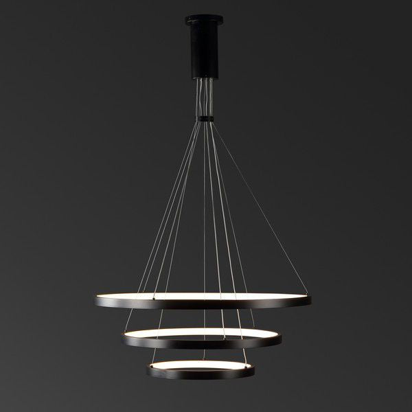 Safavieh Meranda 3 Tier Chandelier - Black | Chandeliers | Modishstore - 2