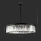 Safavieh Jennaya Crystal Chandelier - Black | Chandeliers | Modishstore - 3