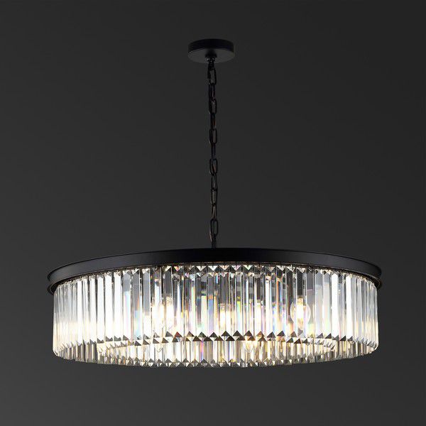 Safavieh Jennaya Crystal Chandelier - Black | Chandeliers | Modishstore - 2