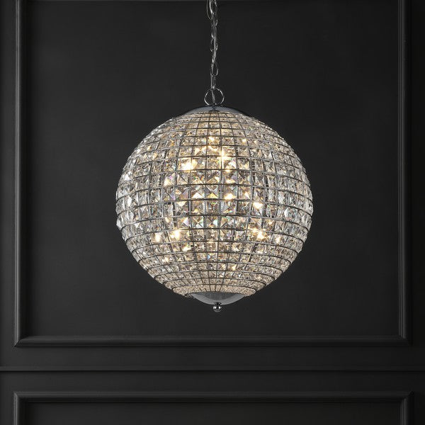 Safavieh Francois Small Crystal Chandelier | Chandeliers | Modishstore - 4