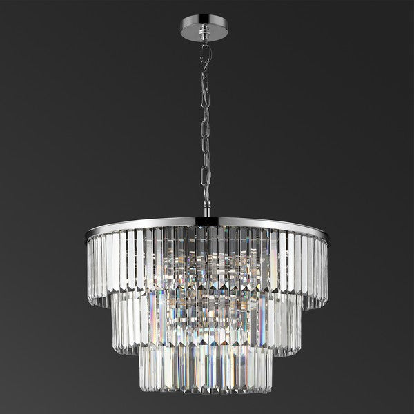 Safavieh Karissa 3 Tier Chandelier | Chandeliers | Modishstore - 3