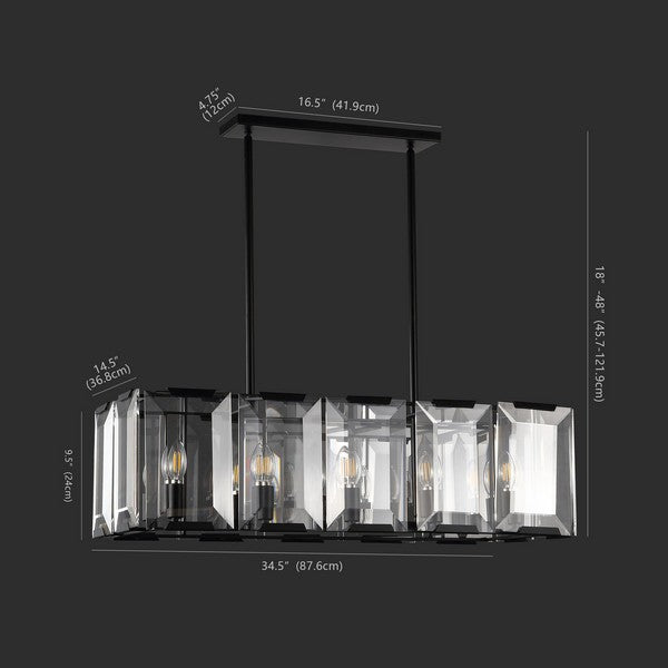 Safavieh Merissa Crystal Chandelier | Chandeliers | Modishstore - 3