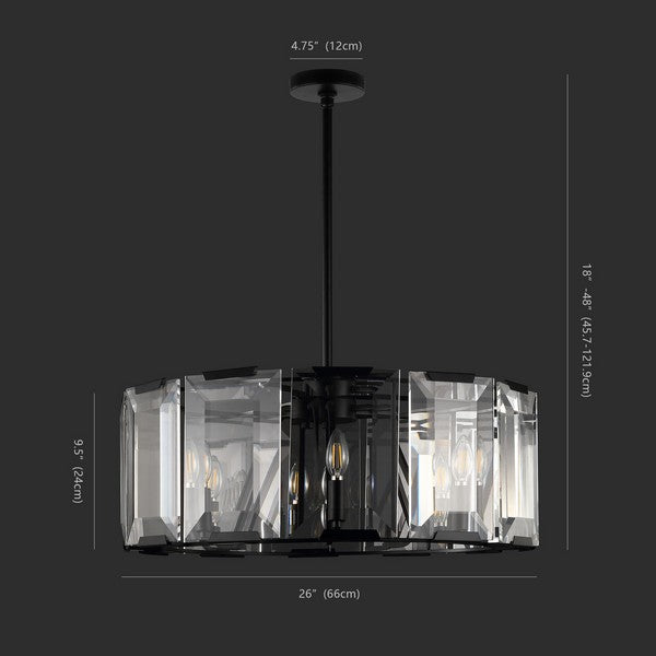 Safavieh Esperanza Crystal Chandelier | Chandeliers | Modishstore - 3