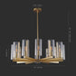 Safavieh Benicio Gold Chandelier | Chandeliers | Modishstore - 2