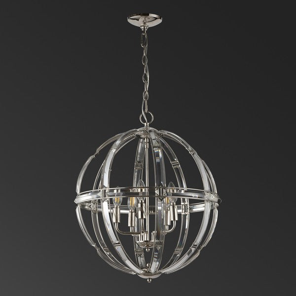 Safavieh Giordano Rd Crystal Chandelier | Chandeliers | Modishstore - 2