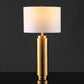 Safavieh Terry Metal Pillar Table Lamp - Gold | Table Lamps | Modishstore - 2