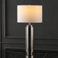 Safavieh Terry Metal Pillar Table Lamp - Nickel | Table Lamps | Modishstore