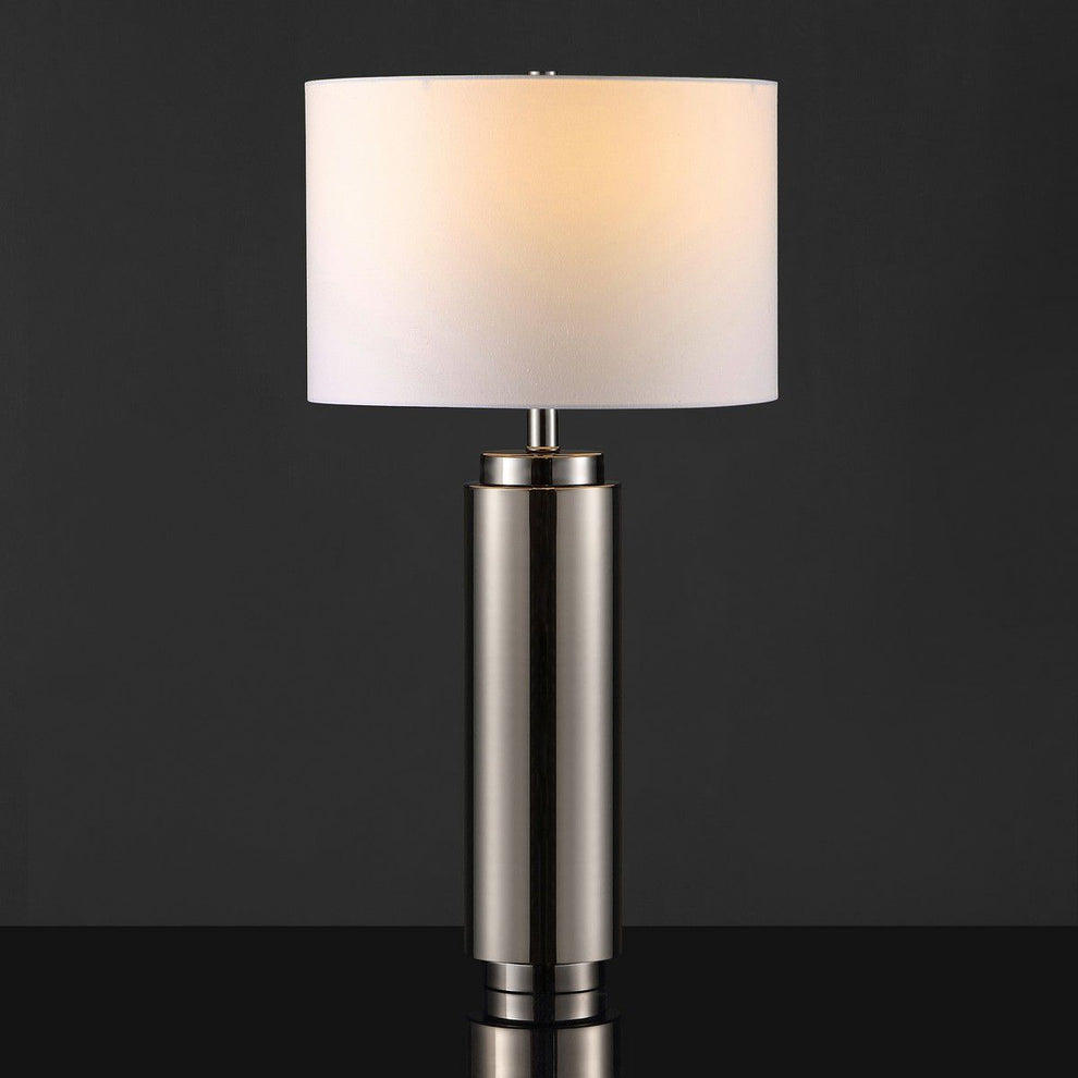 Safavieh Terry Metal Pillar Table Lamp - Nickel | Table Lamps | Modishstore - 2