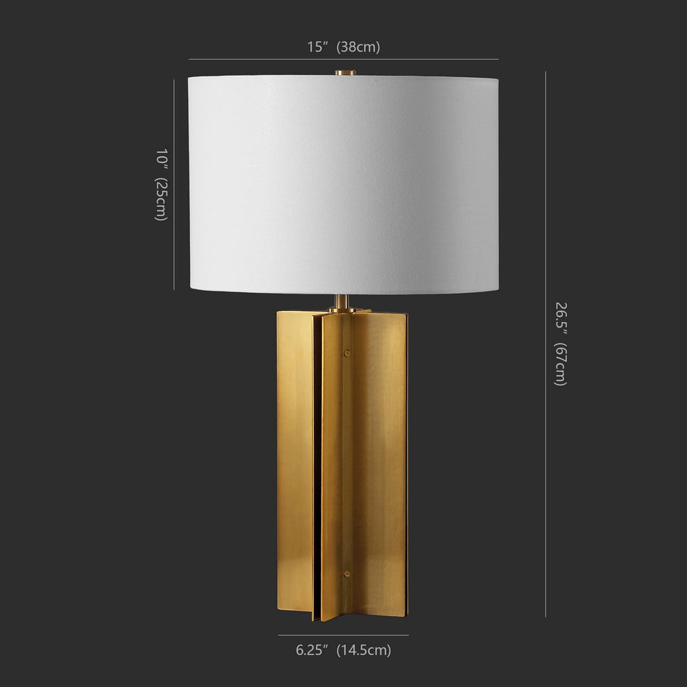 Safavieh Rollins Square Metal Table Lam | Table Lamps | Modishstore - 3